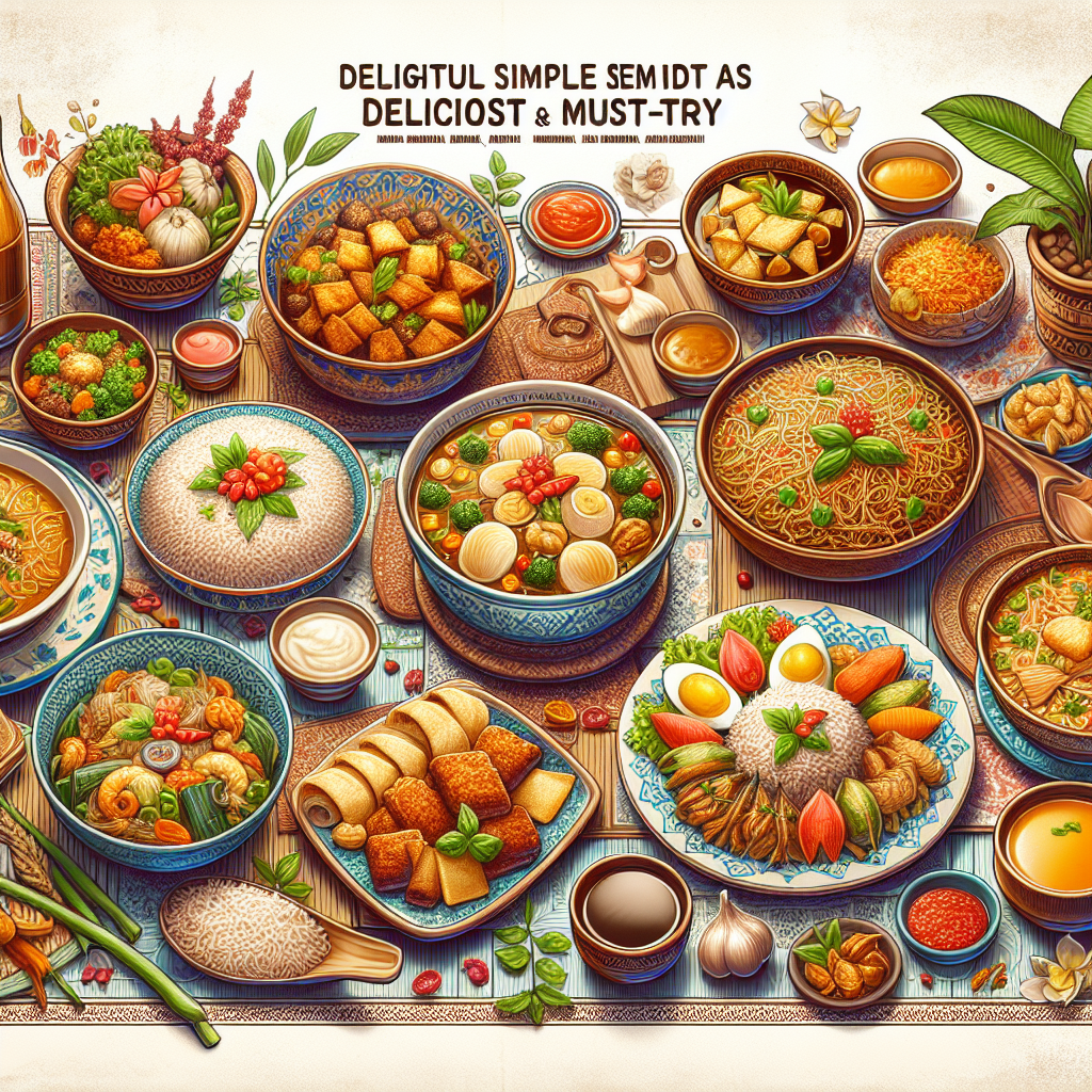 Makanan Simpel Tapi Enak yang Wajib Dicoba di Rumah