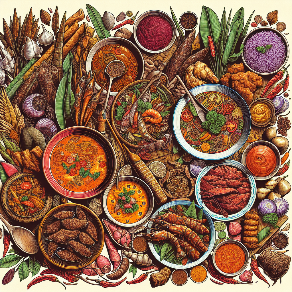 Menikmati Keindahan Kuliner Nusantara Melalui Sketsa Makanan Indonesia